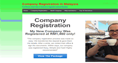 Desktop Screenshot of companyregistration.com.my