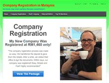 Tablet Screenshot of companyregistration.com.my